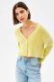 Fuzzy Button-Up Cardigan
